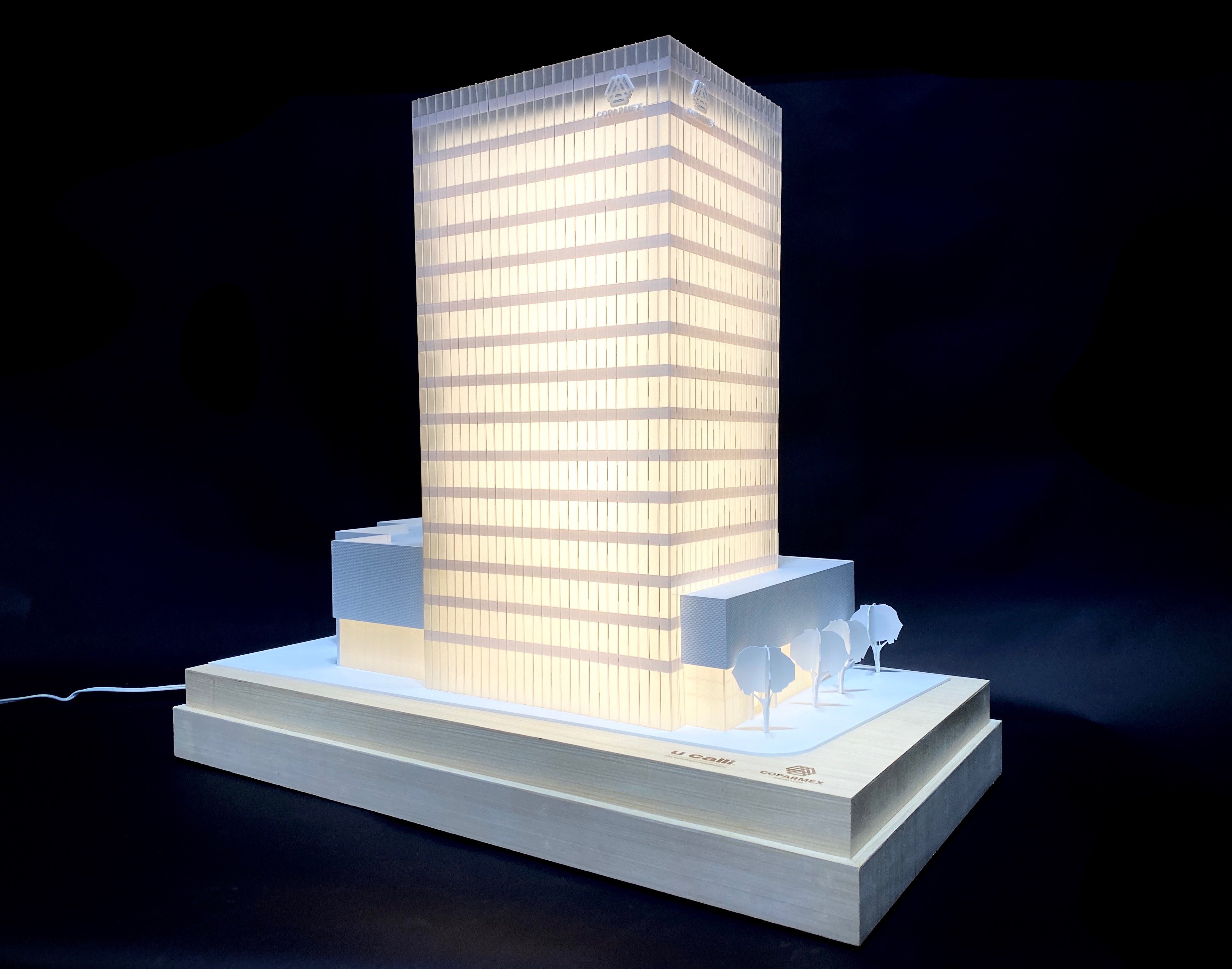 maqueta monocromática